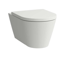 Laufen - Kartell Závěsné WC, vario odpad, Rimless, matná bílá H8203377570001