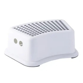 MSV PINS stupínek bílý/šedé / protiskluzové puntíky / do 60 Kg (3700703930167)