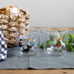 Storefactory Sklenice na vodu Barnen i Bullerbyn / Chapter 6 – set 2 ks, čirá barva, sklo,