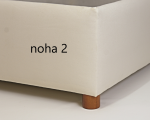 Postel Dona Nožičky: A - přírodní barva, Rozměr: 160 x 200 cm, varianta nožiček: noha 6