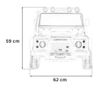 Mamido Dětské elektrické autíčko Land Rover Defender 110 SVX Concept červené