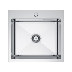 Nerezový dřez 48 x 45 cm s otvorem pro baterii, Velazo VELAZ4845