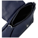 Stylová dámská koženková crossbody kabelka Kornelia, tmavě modrá