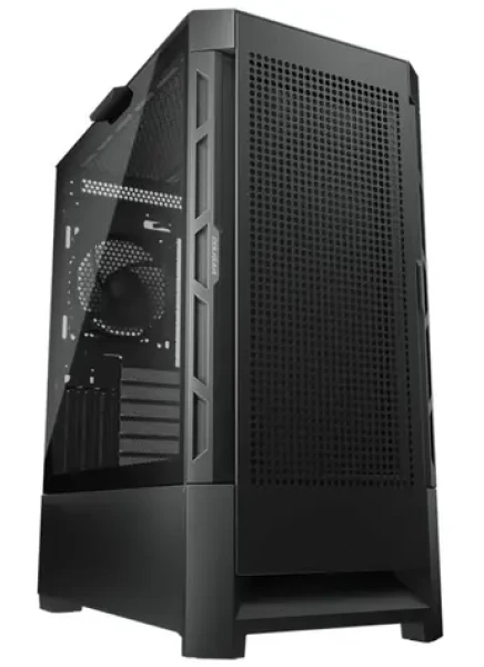 COUGAR Airface černá / PC skříň / E-ATX / ATX / micro-ATX / mini-ITX / průhledná bočnice / bez zdroje (CGR-5ZD1B-AIR)