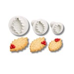 Dortisimo Plastové vypichovače Listy cesmíny (3 ks)