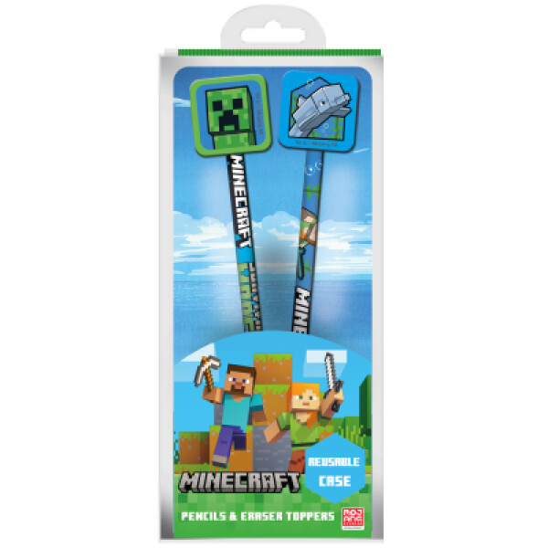 Minecraft set tužek topperem