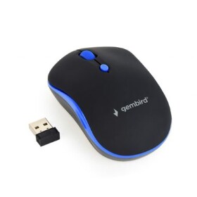 Gembird MUSW-4B-03-B černo-modrá / bezdrátová optická myš / 1600 DPI / USB (MUSW-4B-03-B)
