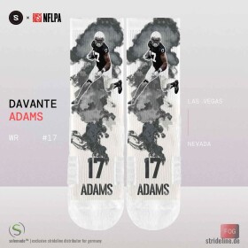 Pánské ponožky Las Vegas Raiders NFL Davante Adams Strideline Premium NFLPA Crew