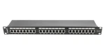 Lanberg PPS6-1024-B černý / Patch panel / 24 portů / RJ-45 / Cat6 STP / 1U / 19" (PPS6-1024-B)