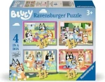 RAVENSBURGER Puzzle Bluey 4v1