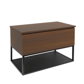Koupelnová skříňka s krycí deskou SAT B-Way 99x57x45 cm ořech mat BWAY100NUTDF BWAY100NUTDF