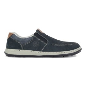Polobotky Rieker 17360-15 Přírodní kůže (useň) - Nubuk,Přírodní kůže (useň) - Lícová