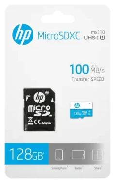 HP mx310 bílá / Paměťová karta microSDXC / 128GB / UHS-I / 100 MB/s (HFUD128-1U1BA)