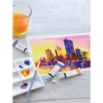 Faber-Castell Watercolours sada 24 akvarelových barev 9 ml, paleta