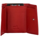 Mini kožená dámská peněženka Bellugio Kawera, červená