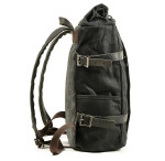 Textilní vintage batoh/ tailbag Atlanta 20L, retro black