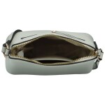 Trendy dámská koženková crossbody kabelka Dagoma, šedá