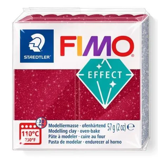 FIMO Modelovací hmota Effect Galaxy červená