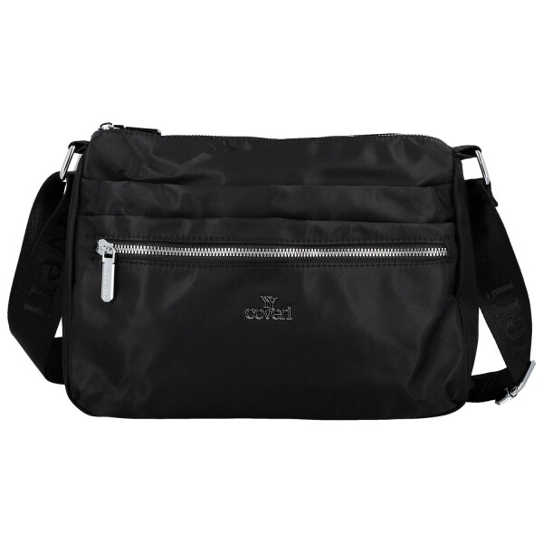 Trendy dámská nylonová crossbody kabelka Nomia, černá