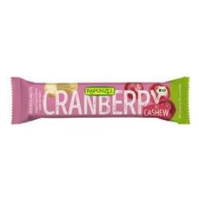 Rapunzel Tyčinka Brusnice - kešu 40 g BIO