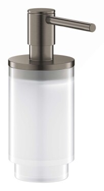 GROHE - Selection Dávkovač tekutého mýdla, sklo/kartáčovaný Hard Graphite 41028AL0