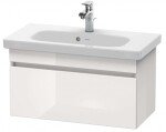 DURAVIT - DuraStyle Umyvadlová skříňka Compact, 40x73x37 cm, 1 zásuvka, lesklá bílá DS639902222