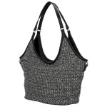 Stylová dámská kabelka na rameno Alfréda, černá