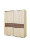 Nábytek Mikulík Skříň FLEXI 2 - 2x dveře dělené LTD ROZMĚR: (š/v/h) 220 x 220 x 65 cm