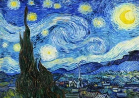 ENJOY Puzzle Vincent Van Gogh: Hvězdná noc
