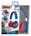 Lexibook 2v1 bluetooth skládací sluchátka Avengers s limitem hlasitosti - Alltoys Lexibook