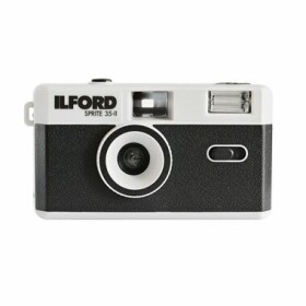 Ilford Sprite 35 II černo-stříbrná / analogový fotoaparát / ohnisková vzdálenost 31 mm / světelnost 9.0 (2005153)