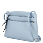 Stylová dámská koženková crossbody kabelka Lumi, modrá