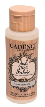 Textilní barva Cadence Style Matt Fabric - písková / 50 ml