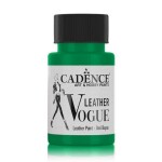 Barva na kůži Cadence Leather Vogue, 50 ml - green, zelená