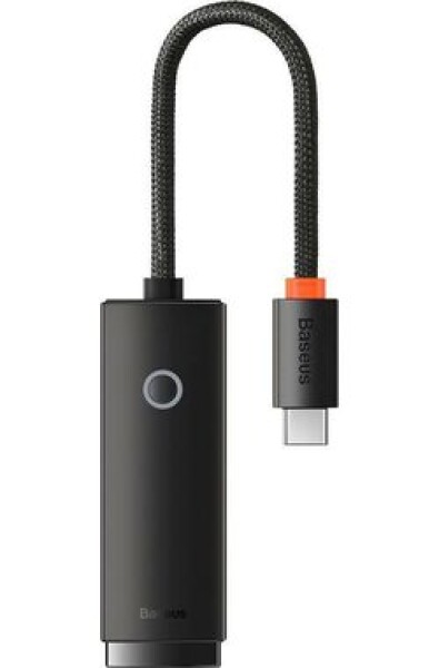 Baseus WKQX000201 Lite Series Síťový adaptér USB-C (M) - RJ45 (F) černá / 100Mbps (WKQX000201)