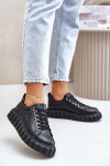 Zateplené dámské sneakersy Big Star MM274618 Černé 38