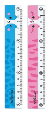Pravítko KEYROAD Zvířátka, 15cm (mix)