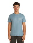 ICEBREAKER Mens Mer 150 Tech Lite SS Tee Peaceful Pass, Flint Blue velikost: M