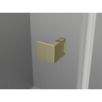 MEXEN/S - Lunar Duo sprchový kout dveře křídlové 110 x 75, transparent, zlato kartáčovaná 834-110L-075P-55-00