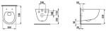 ALCADRAIN Jádromodul - předstěnový instalační systém s bílým tlačítkem M1710 + WC LAUFEN PRO LCC RIMLESS + SEDÁTKO AM102/1120 M1710 LP2