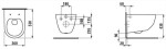 ALCADRAIN Sádromodul - předstěnový instalační systém bez tlačítka + WC LAUFEN PRO + SEDÁTKO AM101/1120 X LP3