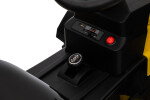 Mamido Dětský elektrický traktor s vlečkou 12V 7Ah žlutý