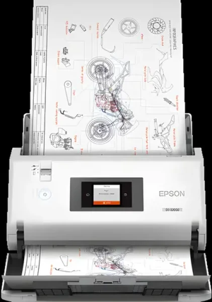 Epson WorkForce DS-32000 / Skener / A3 / ADF / dotykový LCD / 600 dpi / USB (B11B255401)