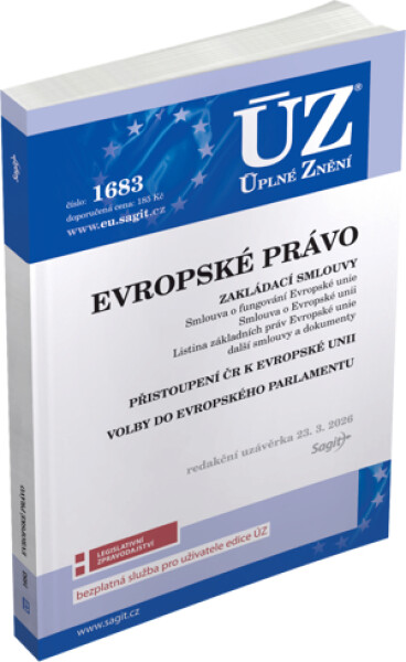 ÚZ 1683 Evropské právo