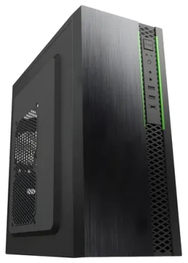 EUROCASE MidT ML N6-550B černá / Počítačová skříň / ATX, mATX / 2x USB-A 3.0 / USB-C / bez zdroje (P001040859551)