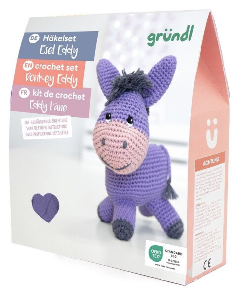 Háčkovací set Oslík