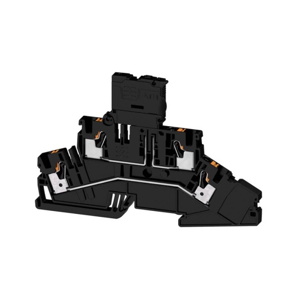 Weidmüller 2816960000 jistící svorka pružinové připojení , konektor černá 50 ks