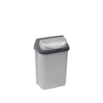 Koš na odpadky "ROLLTOP" 10 L stříbrný KEEPER