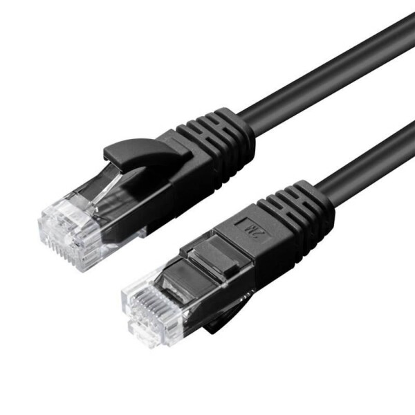MicroConnect UTP625S RJ45 síťové kabely, propojovací kabely 25 m černá 1 ks