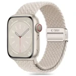 Tech-Protect Nylonmag béžová / Řemínek pro Apple Watch / nylonový, magnetický / 42/44/45/49 mm